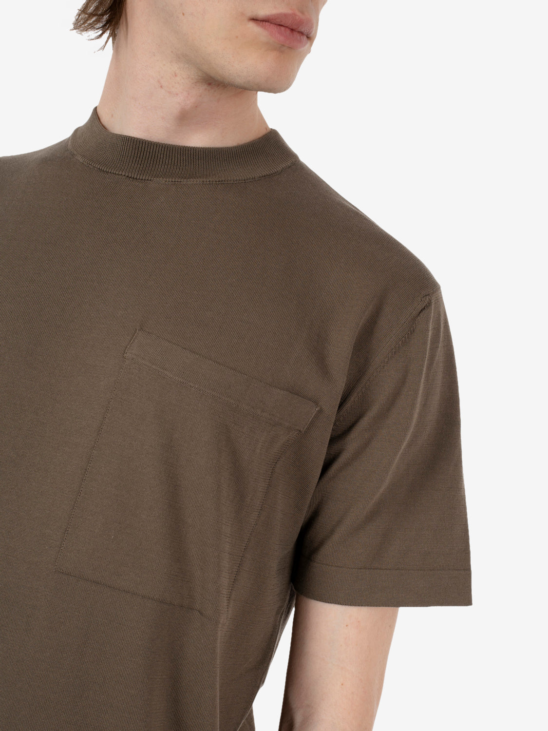 T-shirt girocollo over olio