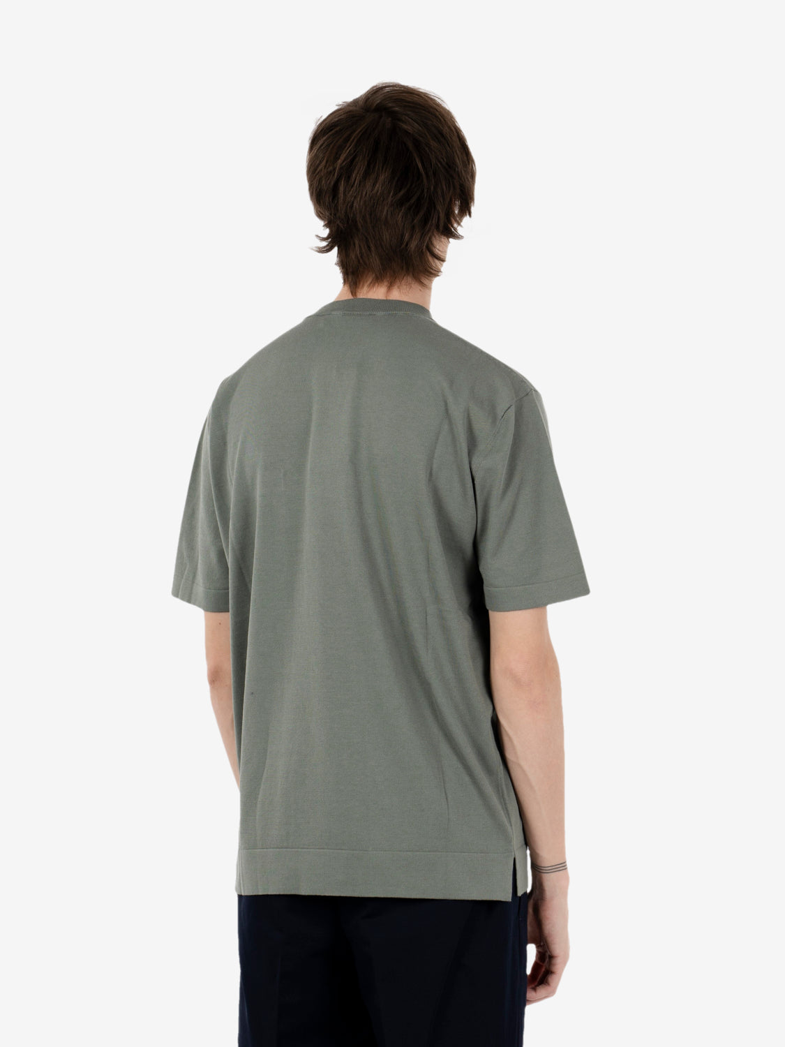 Over-sized senecio crew-neck t-shirt