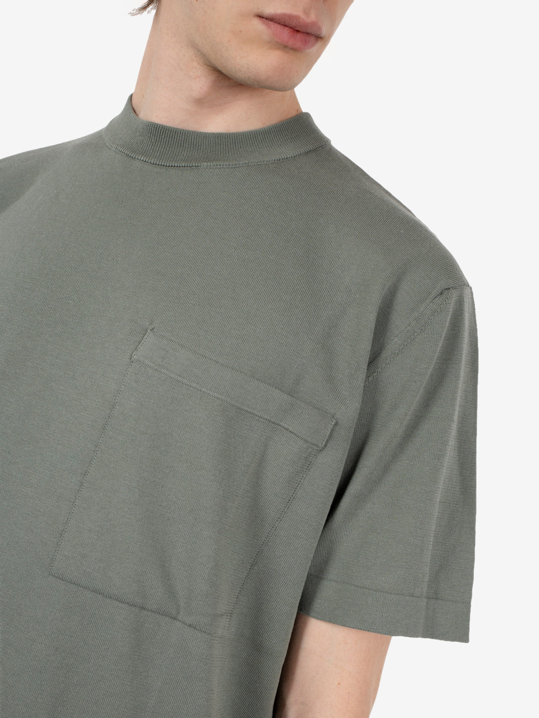 T-shirt girocollo over senecio