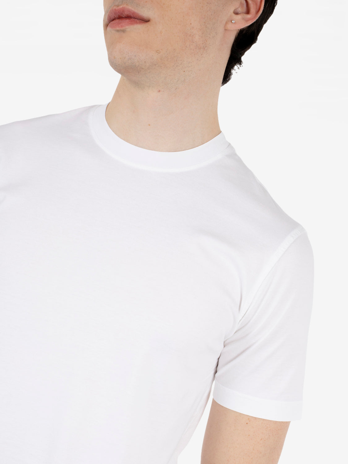T-shirt Jervin cotone bianco ottico