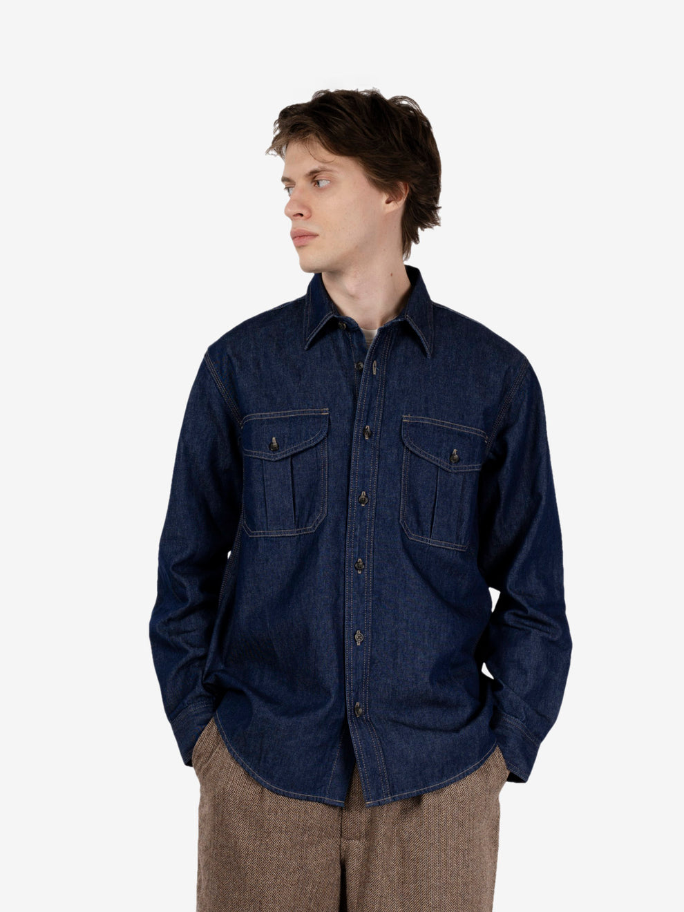 Denim Guide shirt rinse indigo