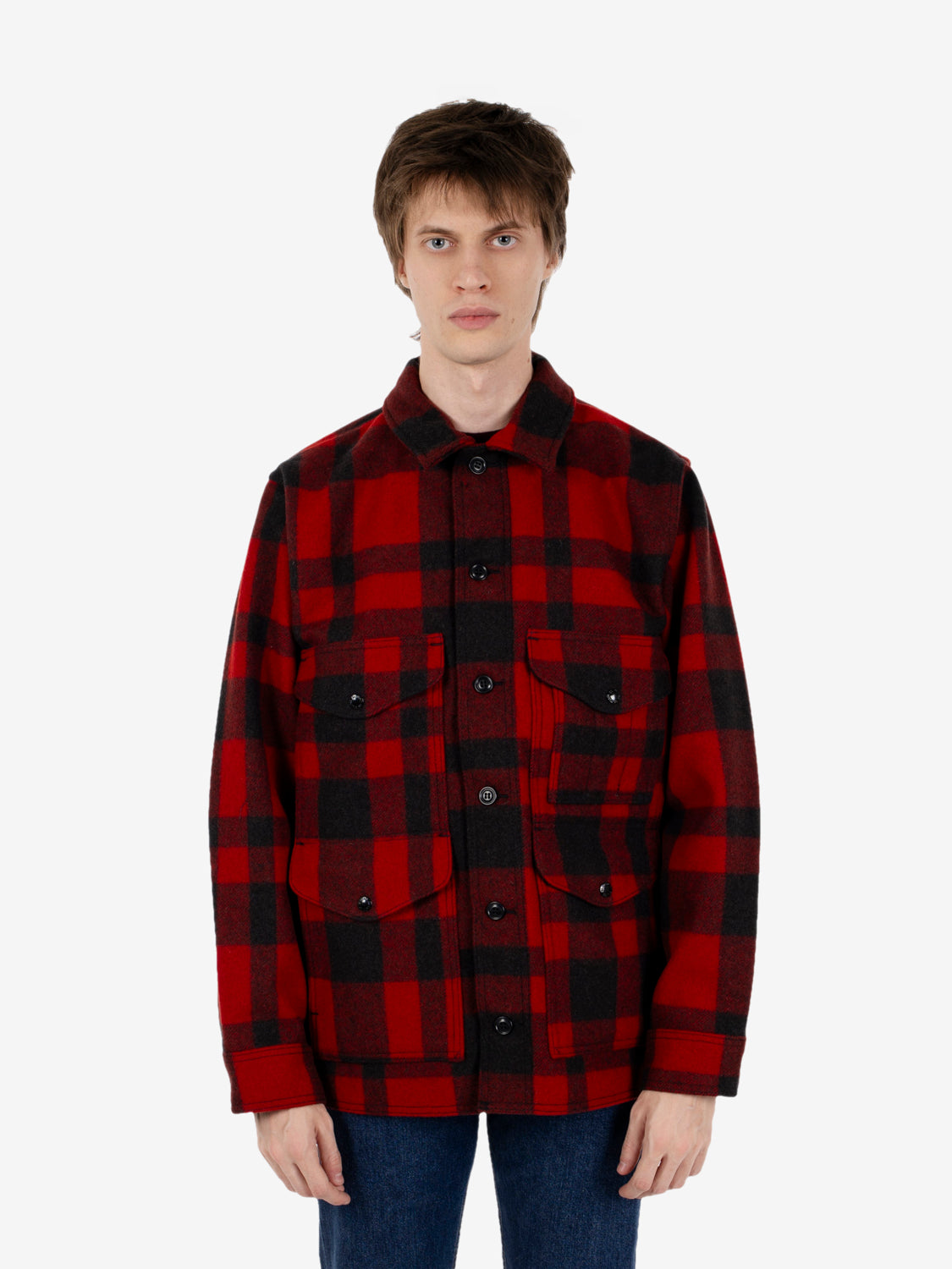 Mackinaw Cruiser red / black plaid