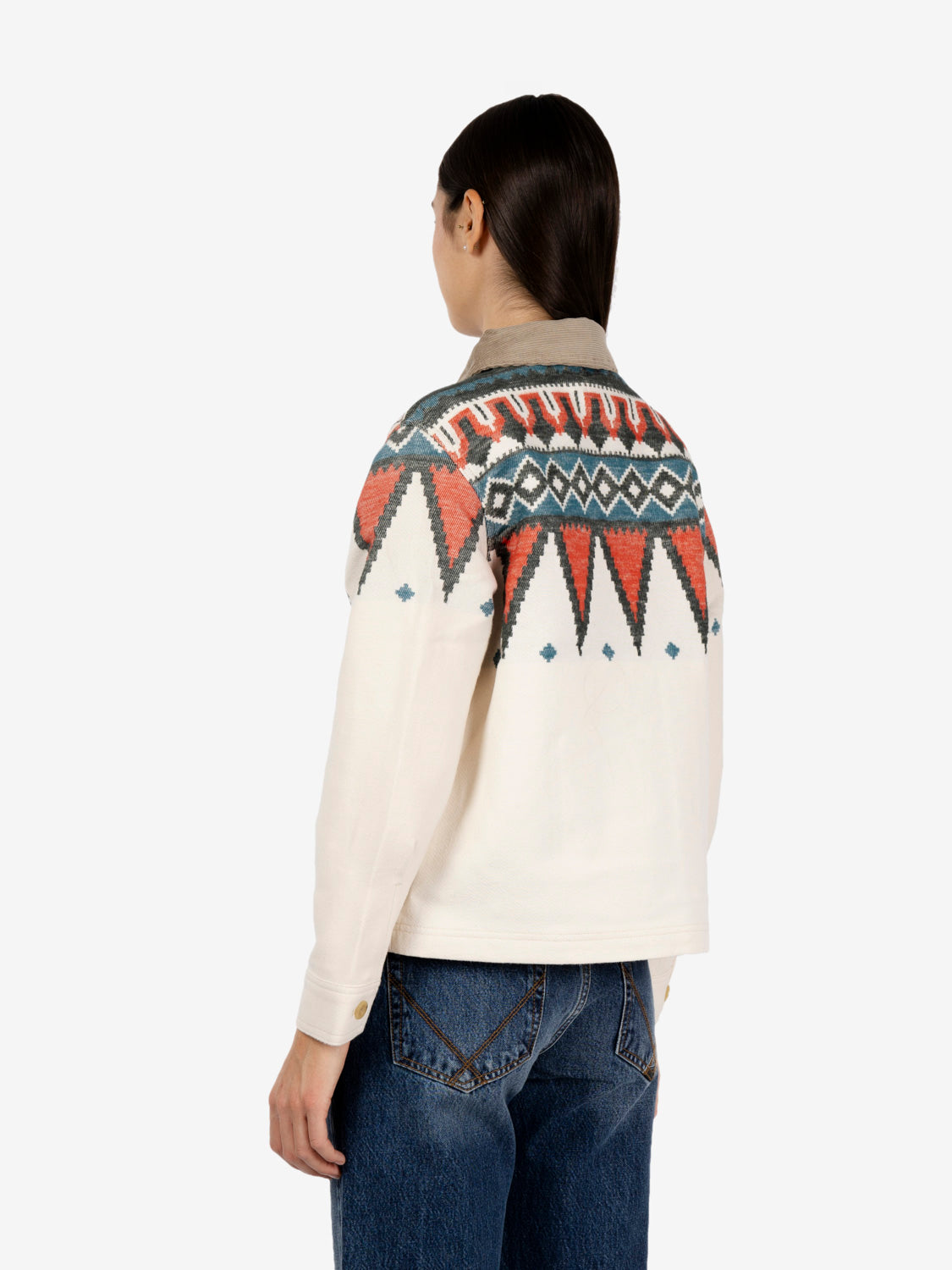 W’s Colchuck Short Jacket sand / teal multi