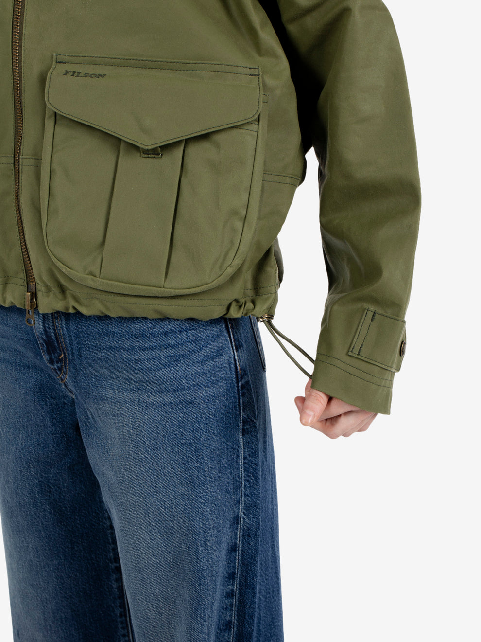 W' Shelter Short Work Jacket sage olive