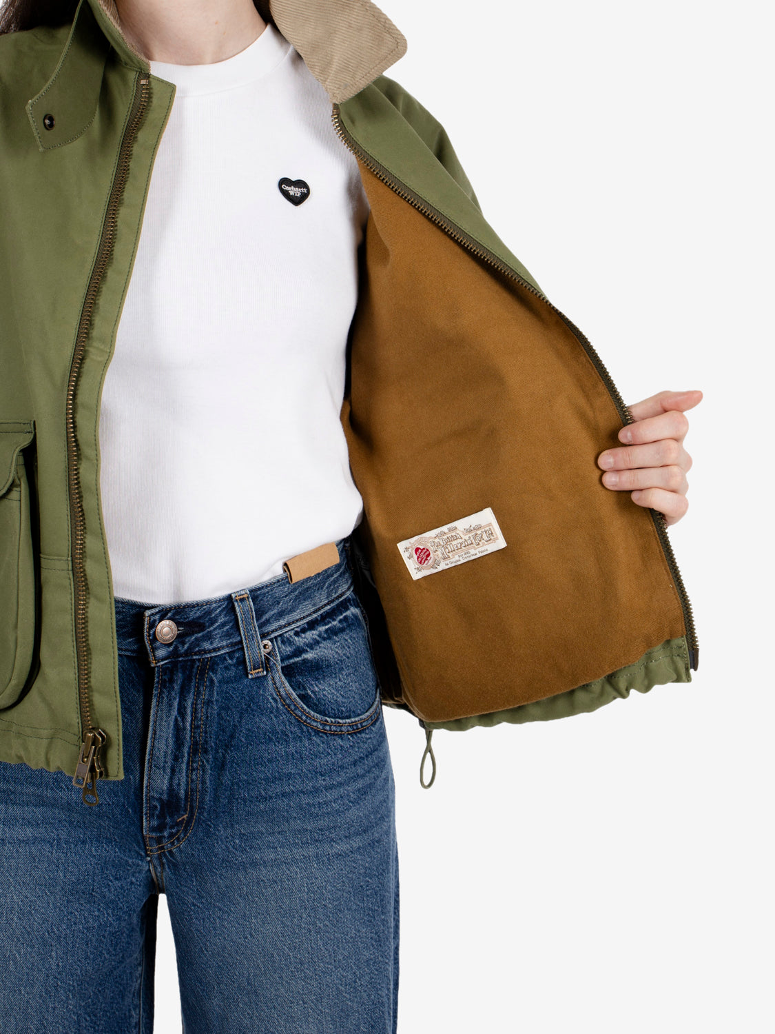 W' Shelter Short Work Jacket sage olive