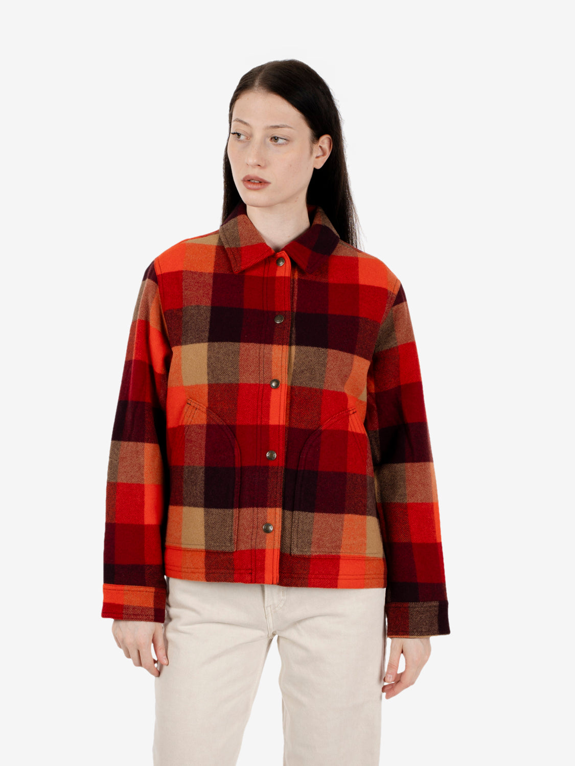 W' Spokane Insulated jacket red / burgundy / plaid