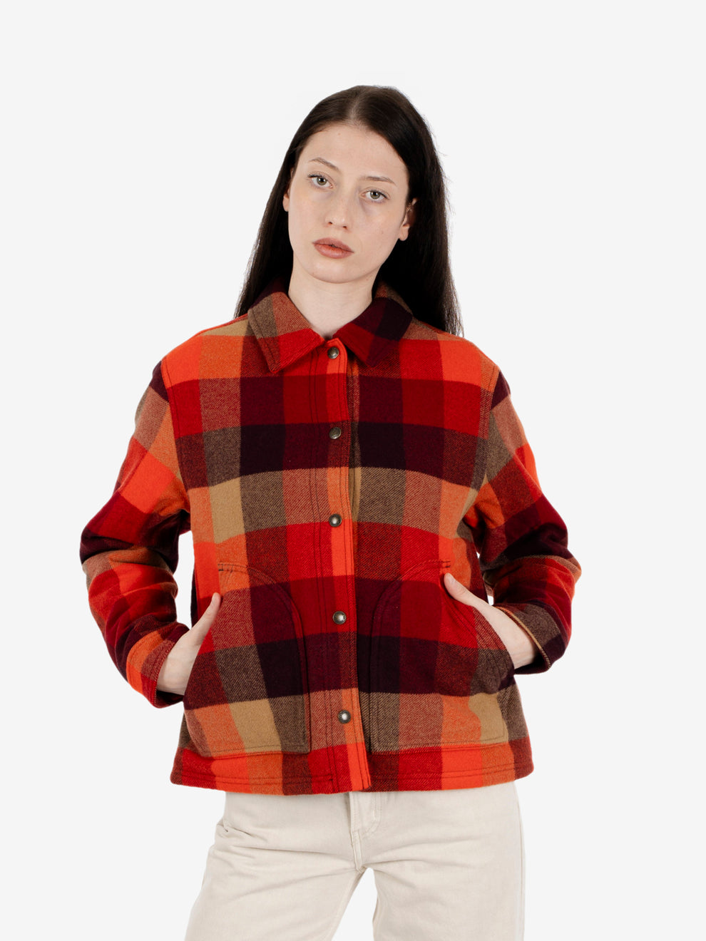 W' Spokane Insulated jacket red / burgundy / plaid