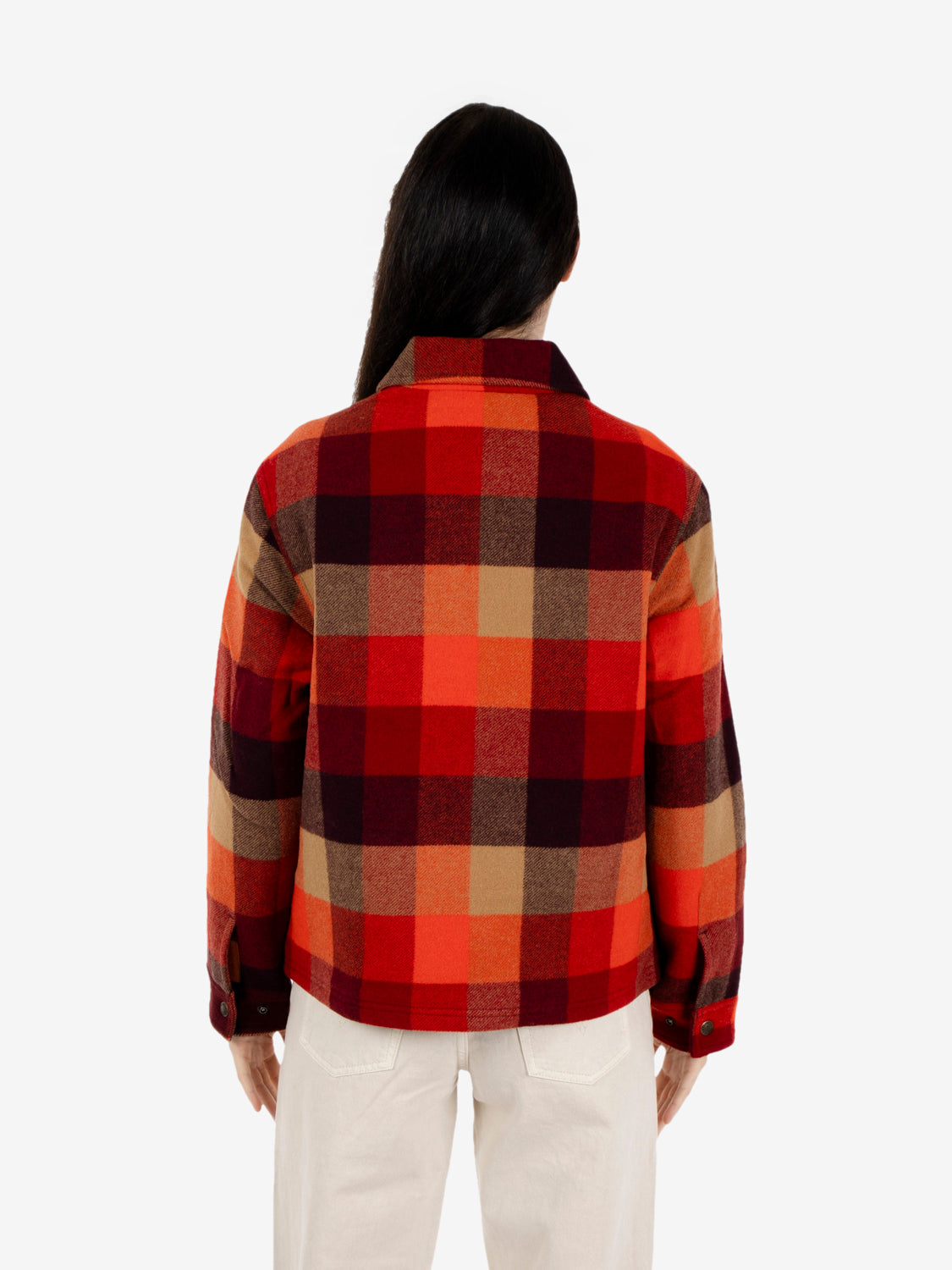 W' Spokane Insulated jacket red / burgundy / plaid