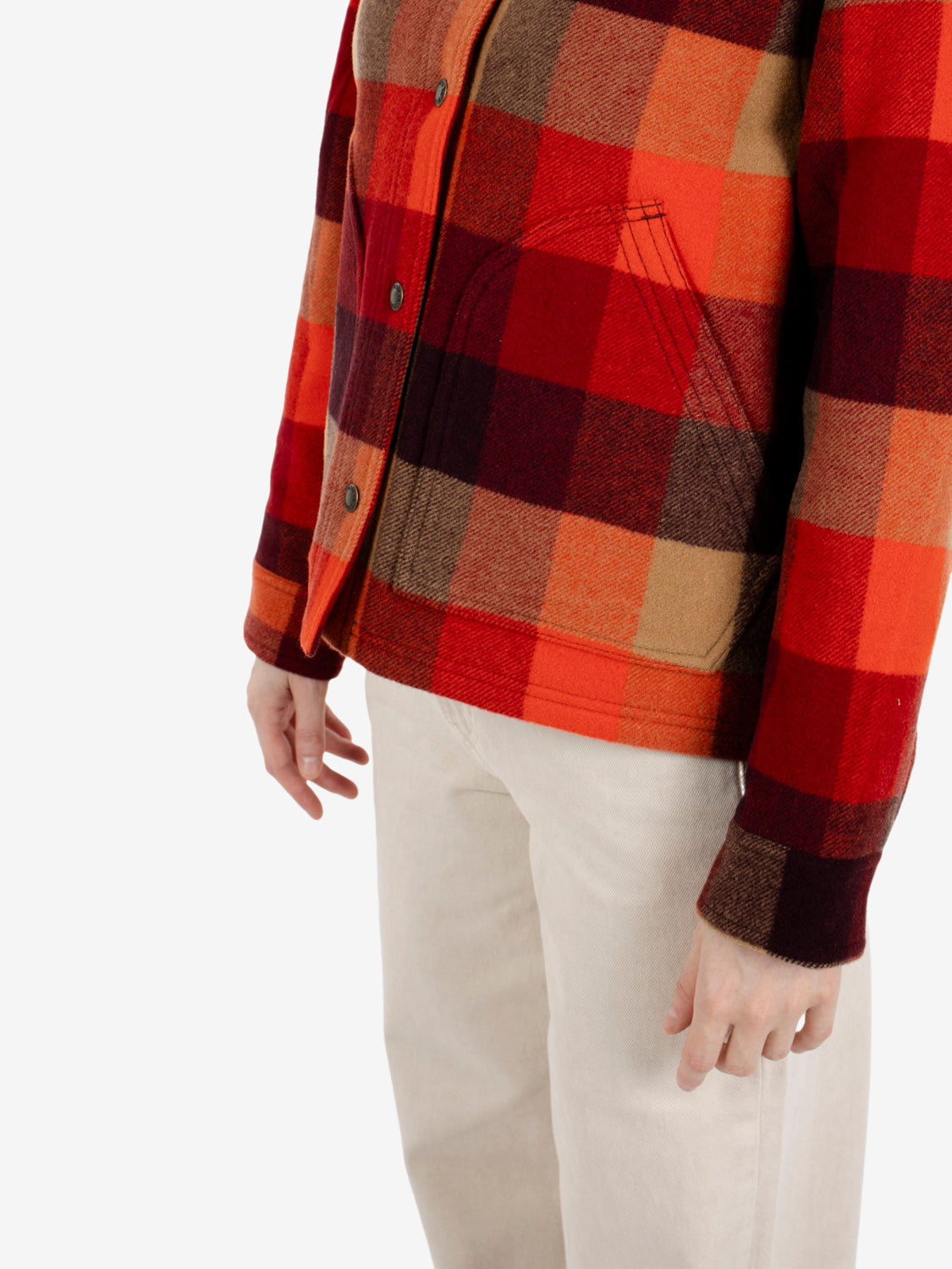 W' Spokane Insulated jacket red / burgundy / plaid