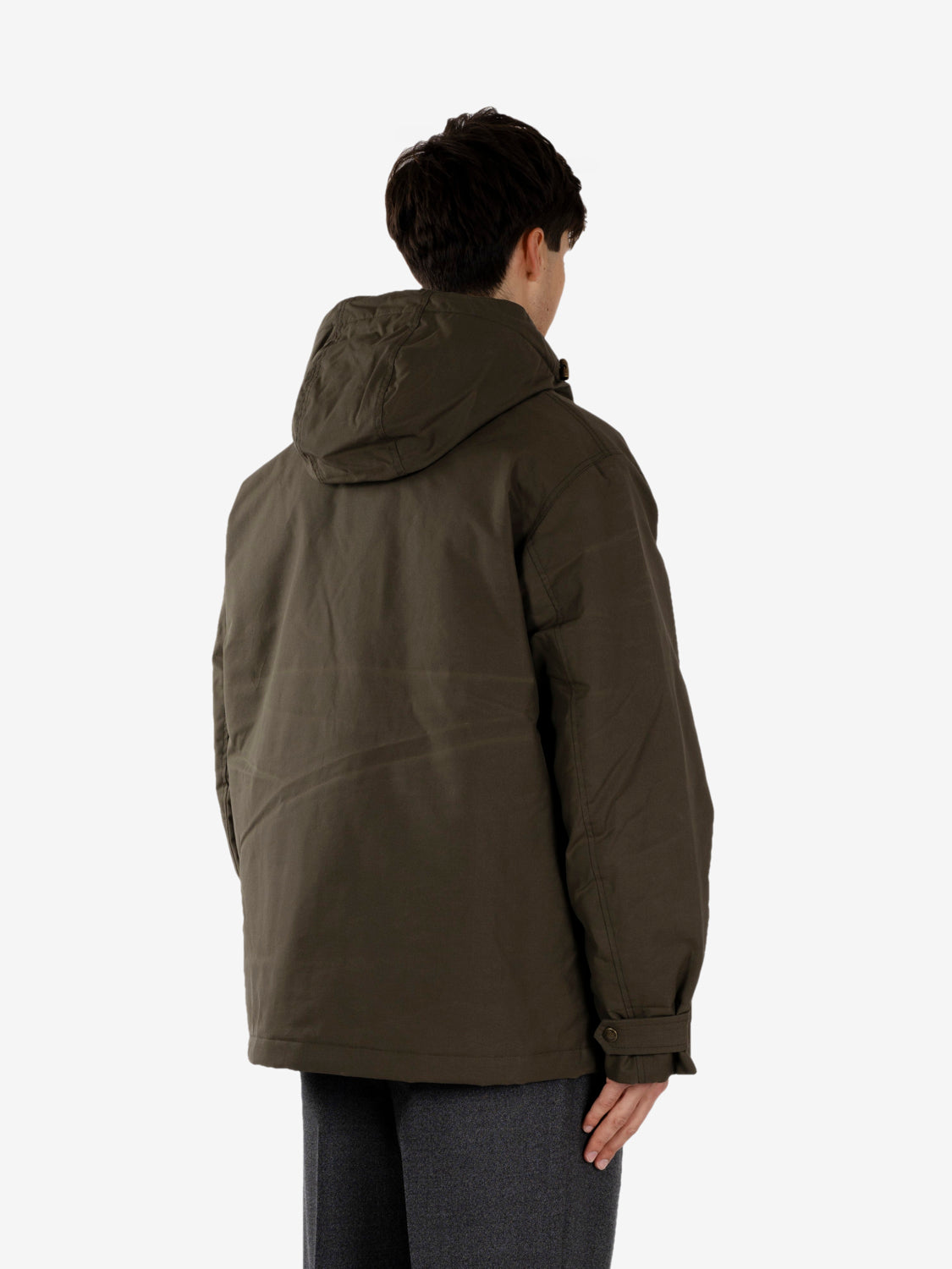 Waxed Mountain parka otter green