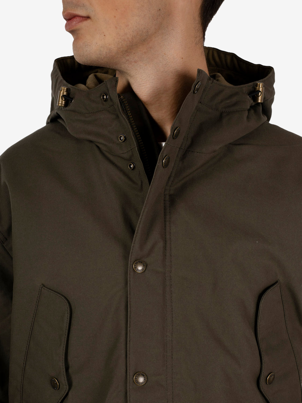 Waxed Mountain parka otter green