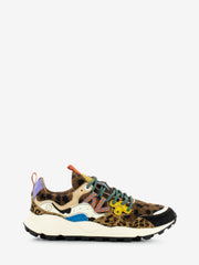 FLOWER MOUNTAIN - Sneakers Yamano 3 uni sude / cavallino animalier