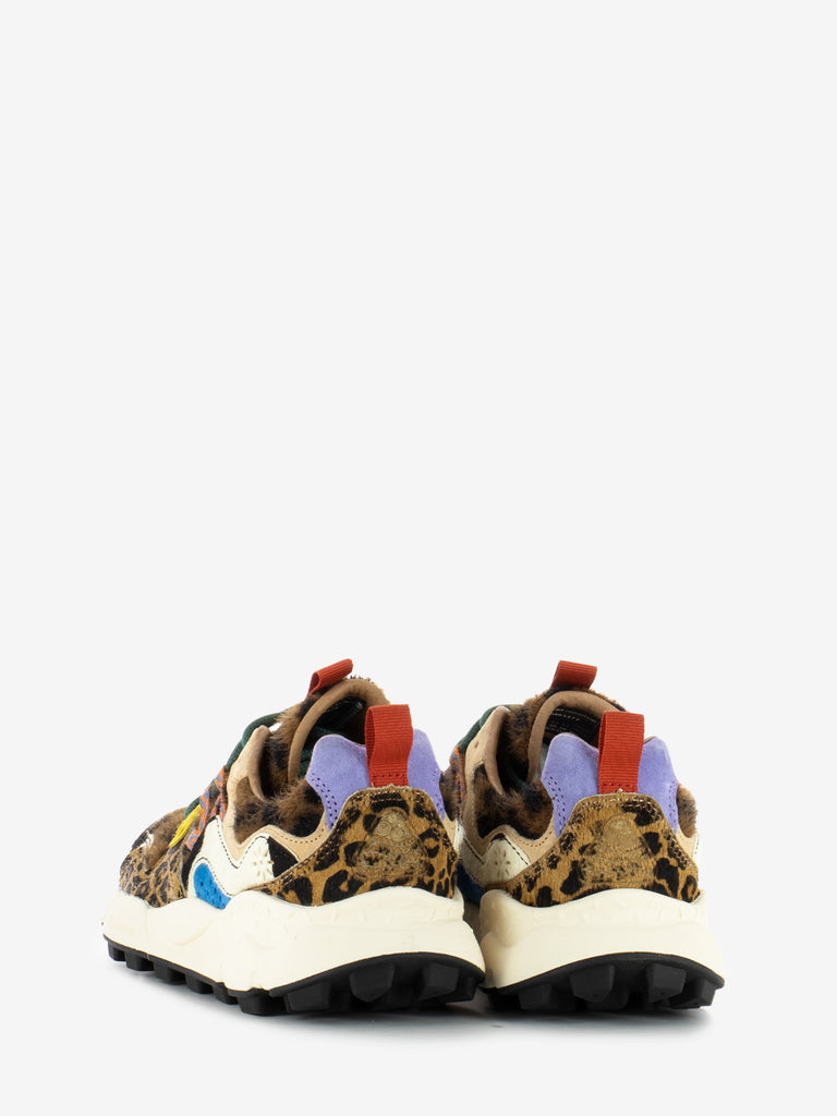 FLOWER MOUNTAIN - Sneakers Yamano 3 uni sude / cavallino animalier