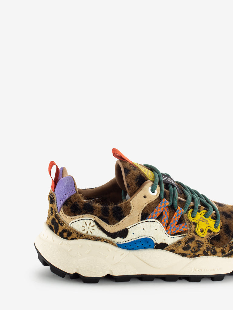 FLOWER MOUNTAIN - Sneakers Yamano 3 uni sude / cavallino animalier