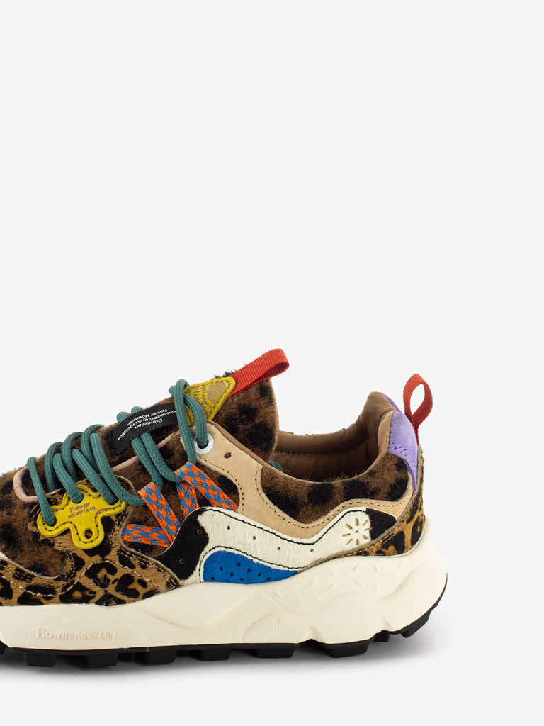 FLOWER MOUNTAIN - Sneakers Yamano 3 uni sude / cavallino animalier