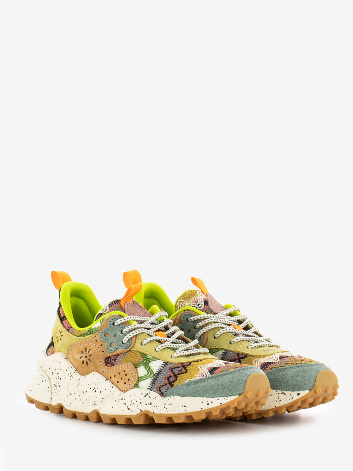 Kotetsu W suede knitted multicolor