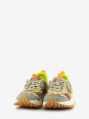 FLOWER MOUNTAIN - Kotetsu W suede knitted multicolor