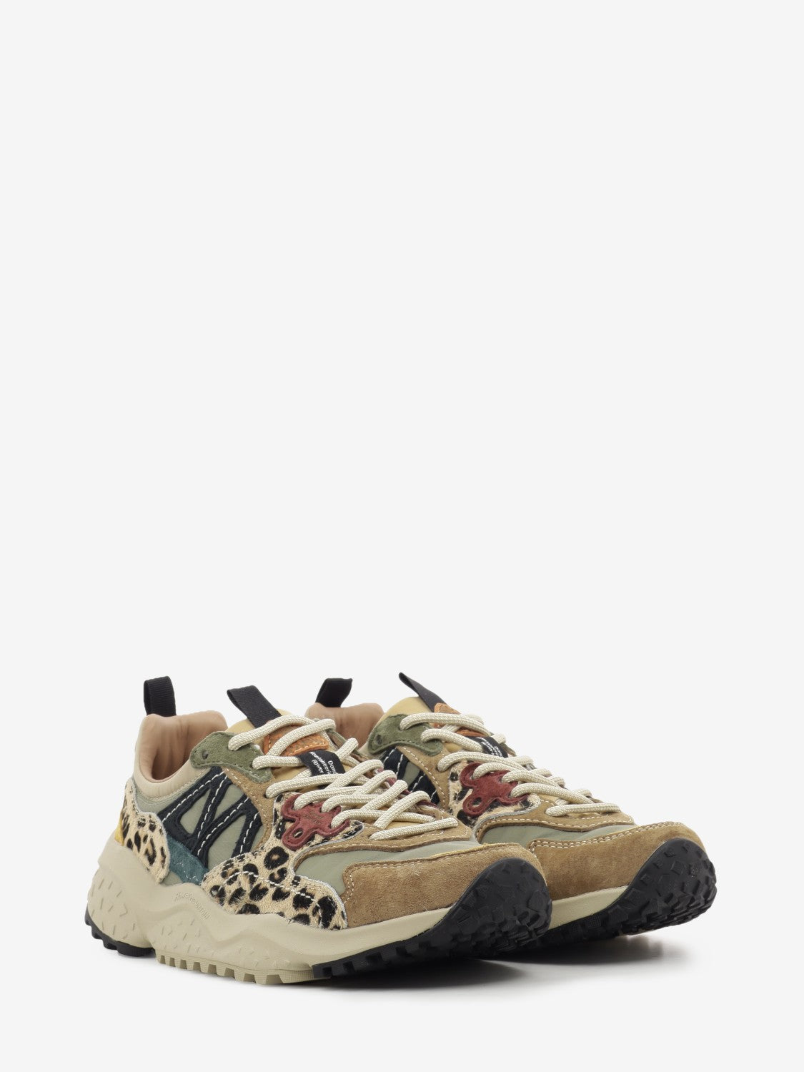 Solin suede / nylon multicolor