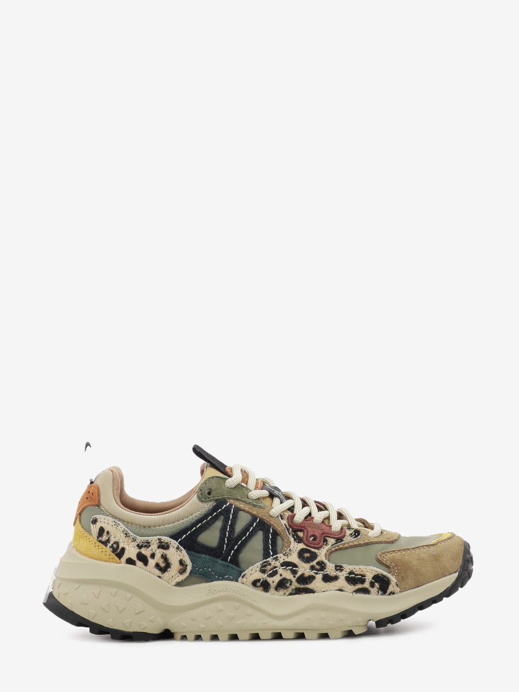 Solin suede / nylon multicolor