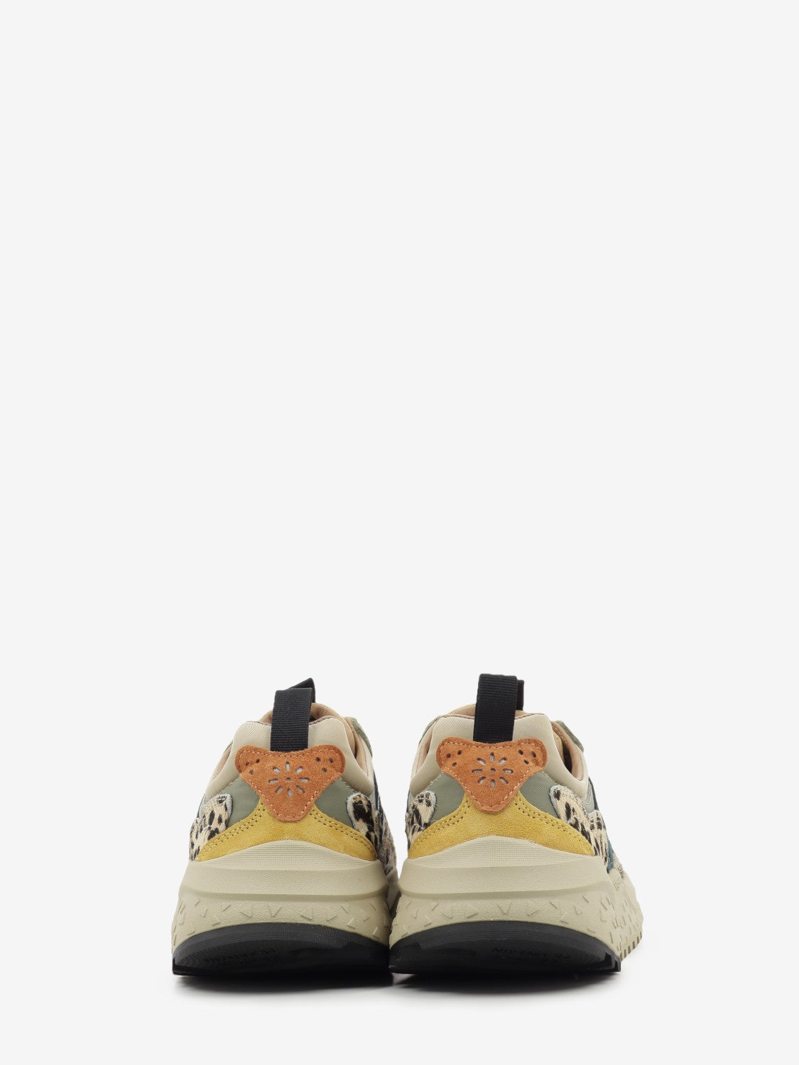 Solin suede / nylon multicolor