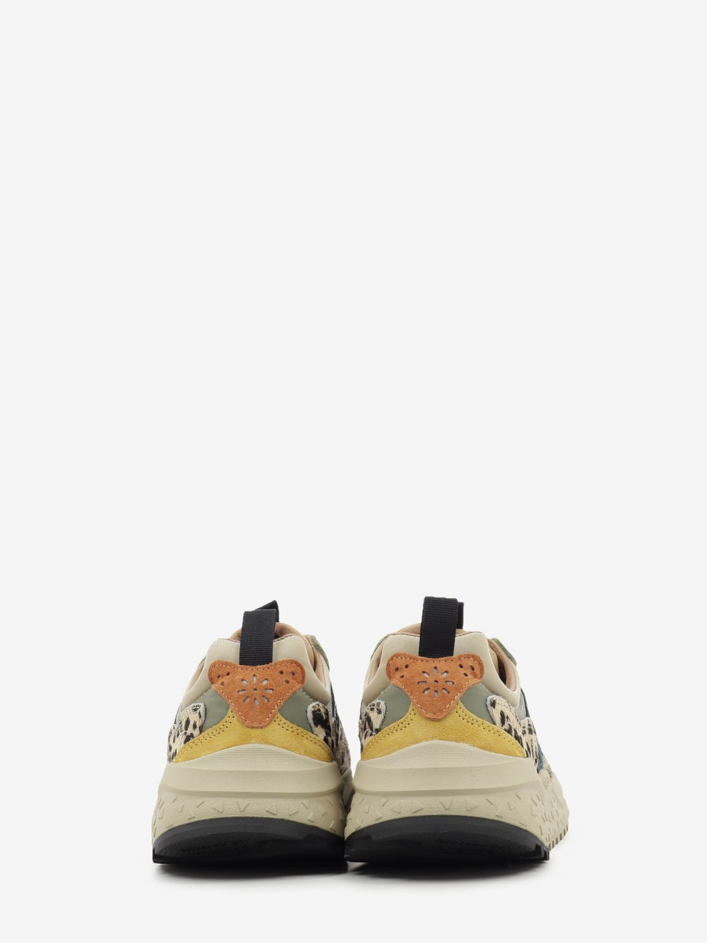 Solin suede / nylon multicolor