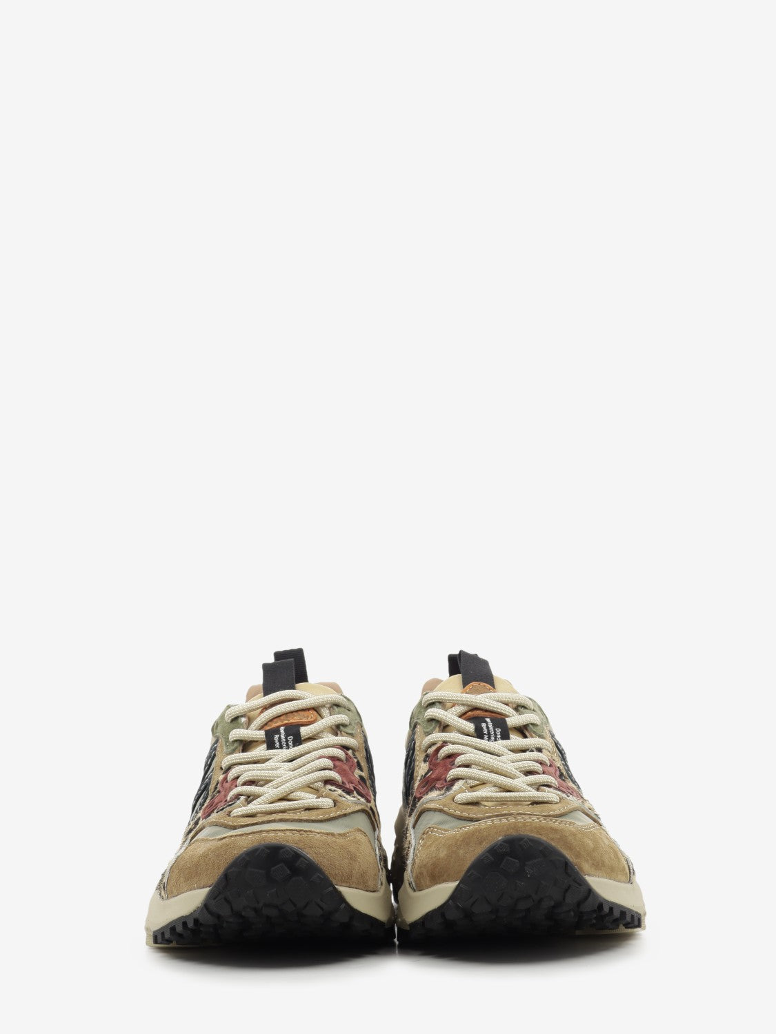 Solin suede / nylon multicolor