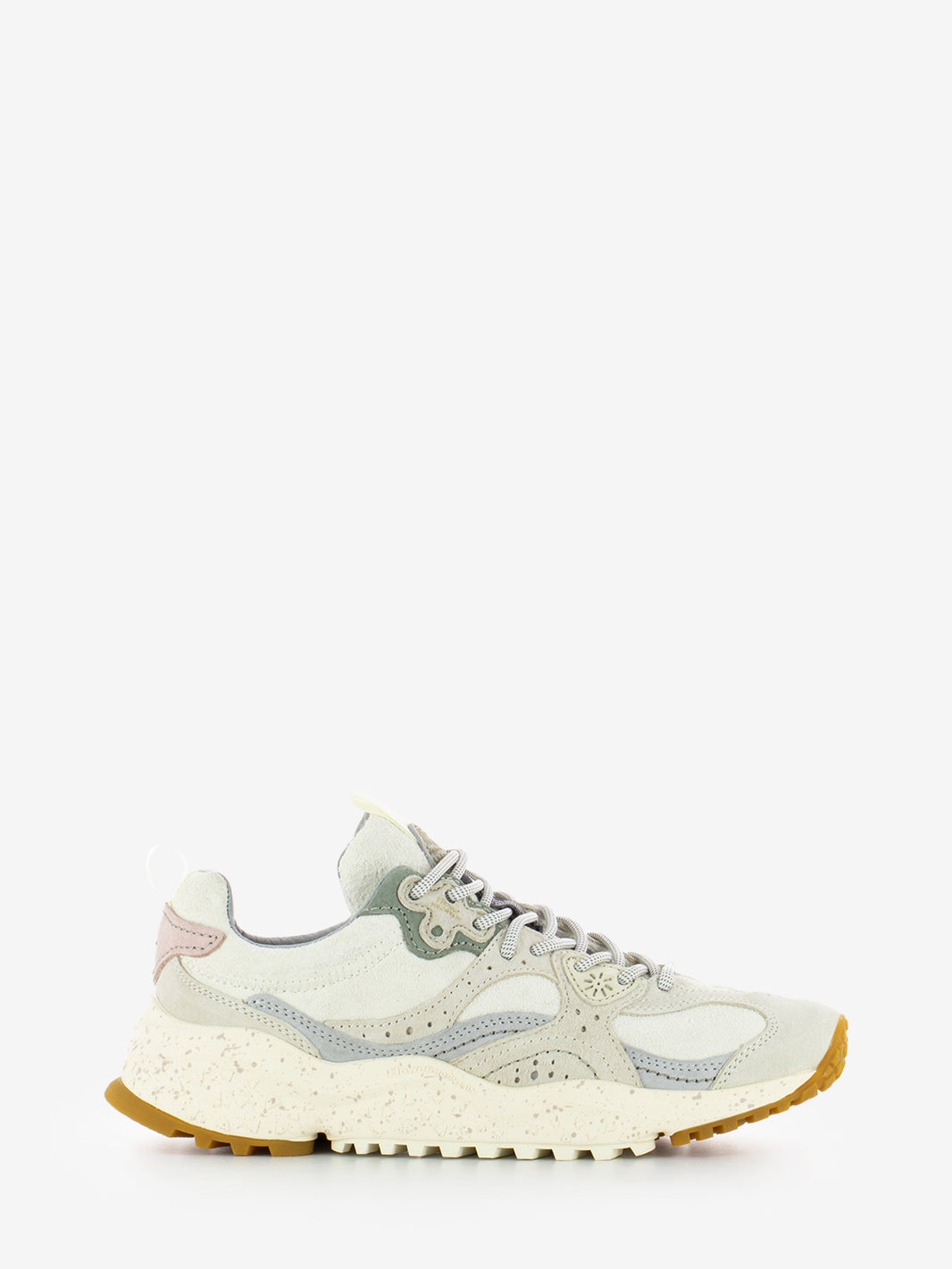 Wave Hairy velour suede white