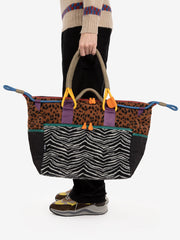 FLOWER MOUNTAIN - Weekend bag cavallino animalier / multicolor