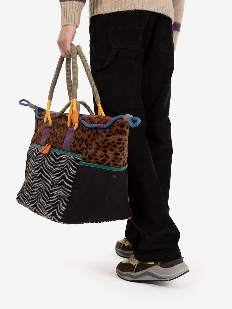 FLOWER MOUNTAIN - Weekend bag cavallino animalier / multicolor