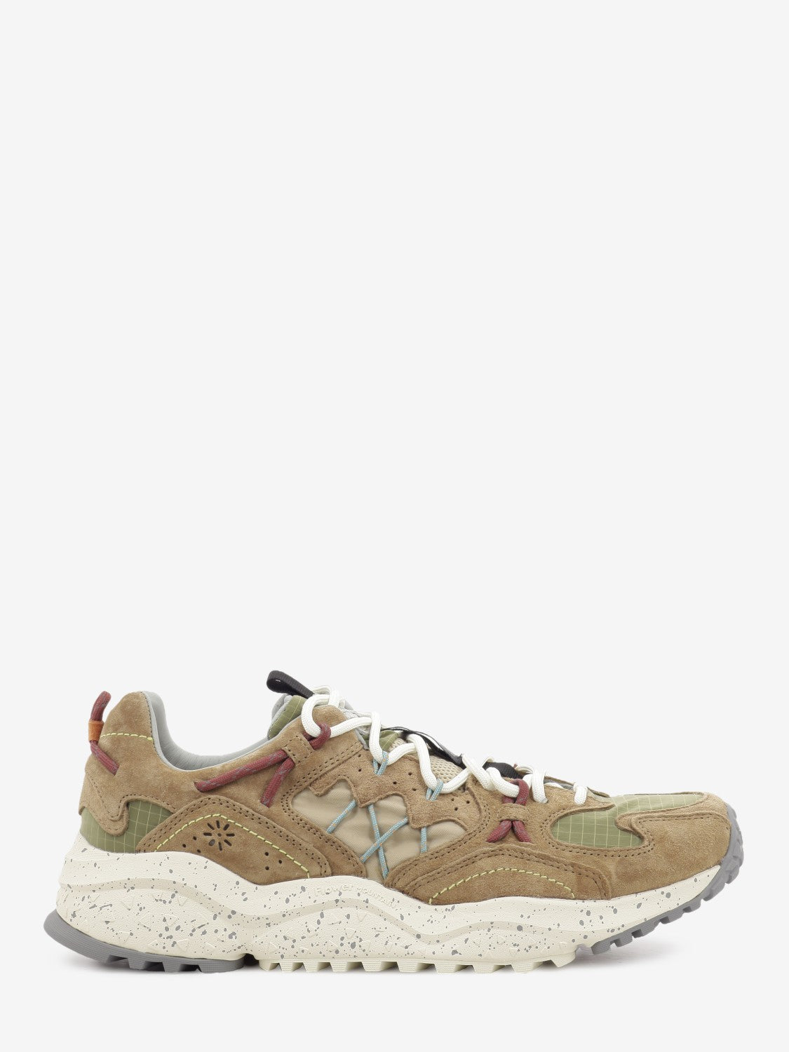 Yamabushi Man suede e nylon biscuit / beige