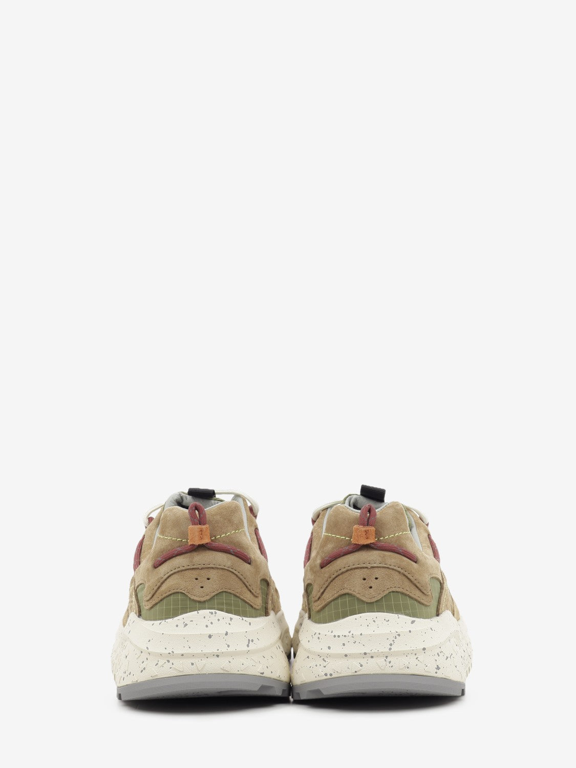 Yamabushi Man suede e nylon biscuit / beige
