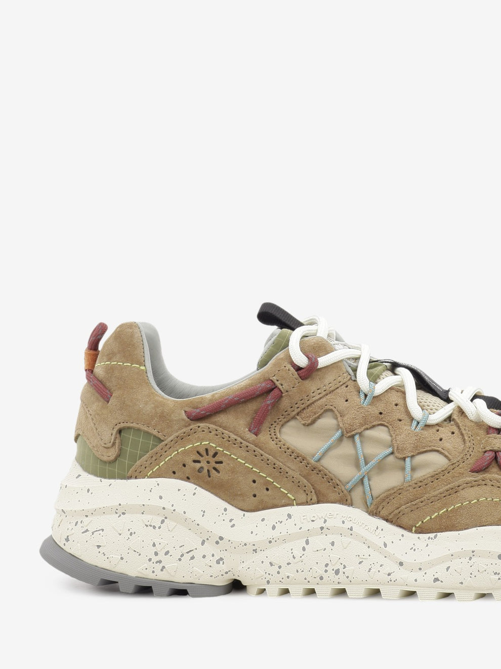 Yamabushi Man suede e nylon biscuit / beige