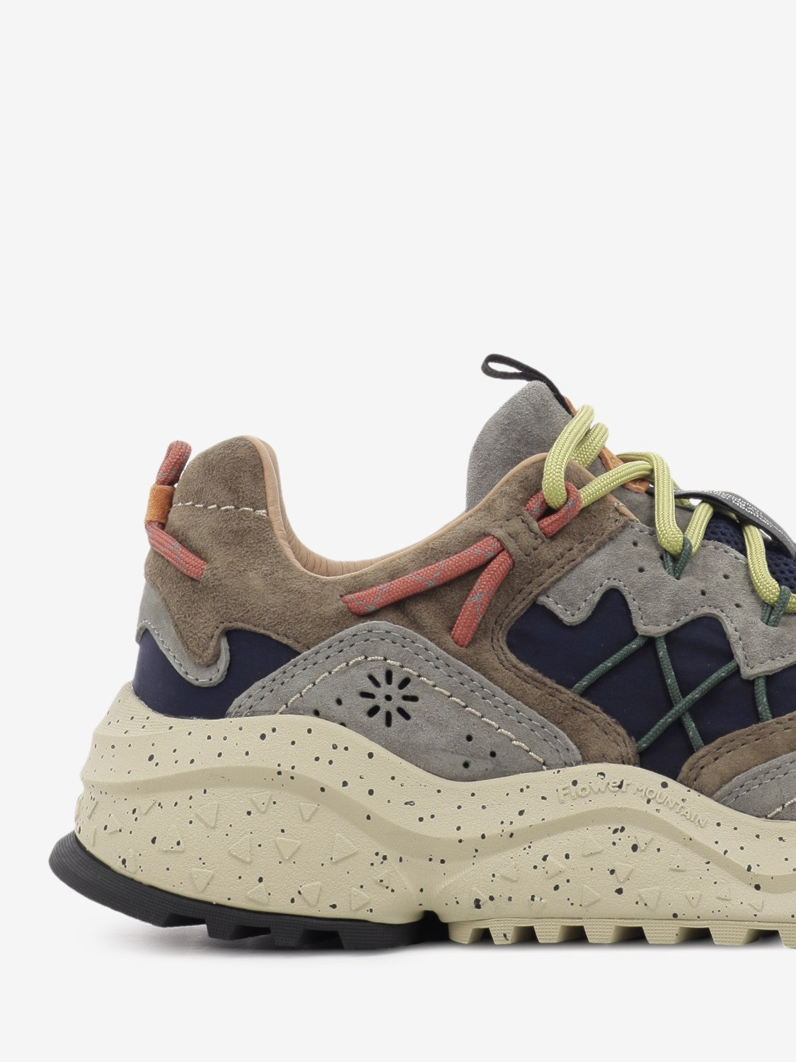 Yamabushi Man suede e nylon brown / black / mud