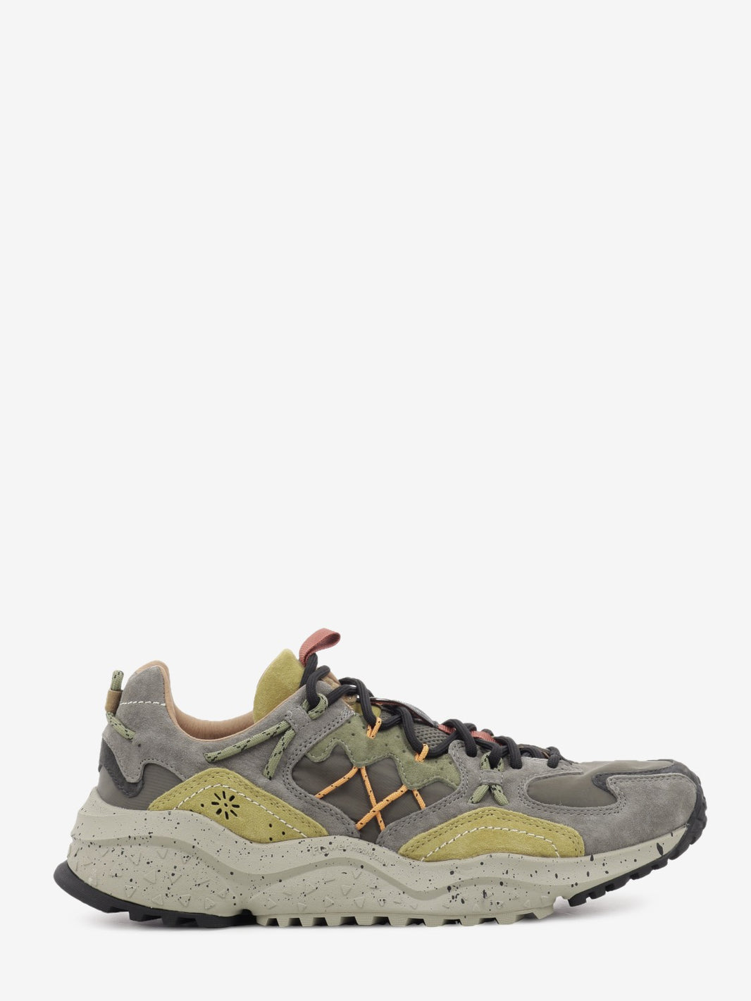 Yamabushi Man suede e nylon brown