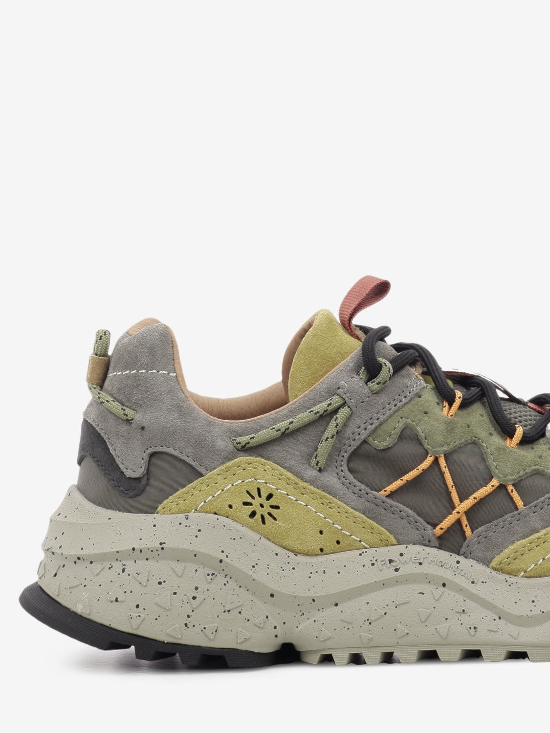 Yamabushi Man suede e nylon brown