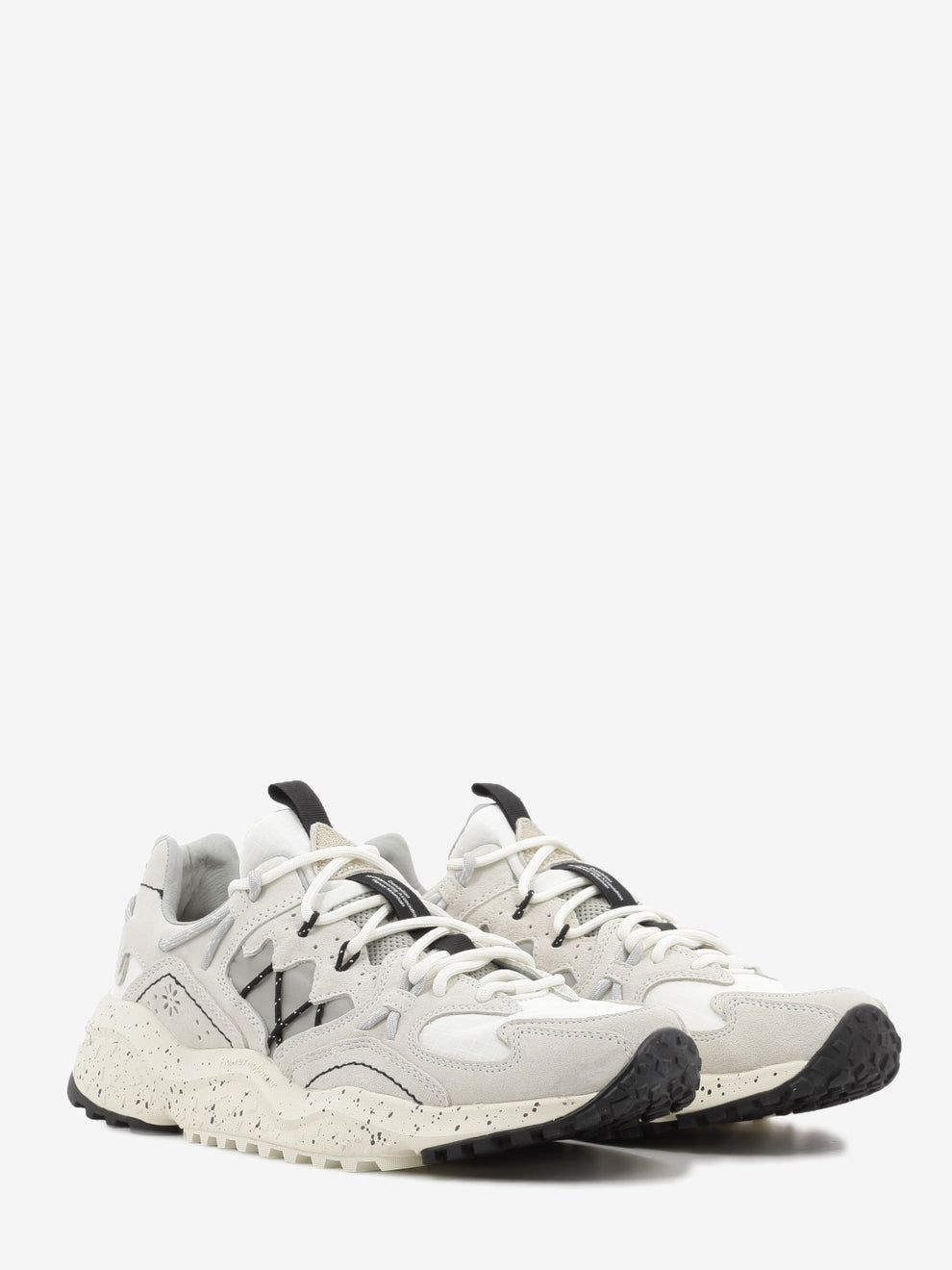 Yamabushi suede e nylon cream / off white