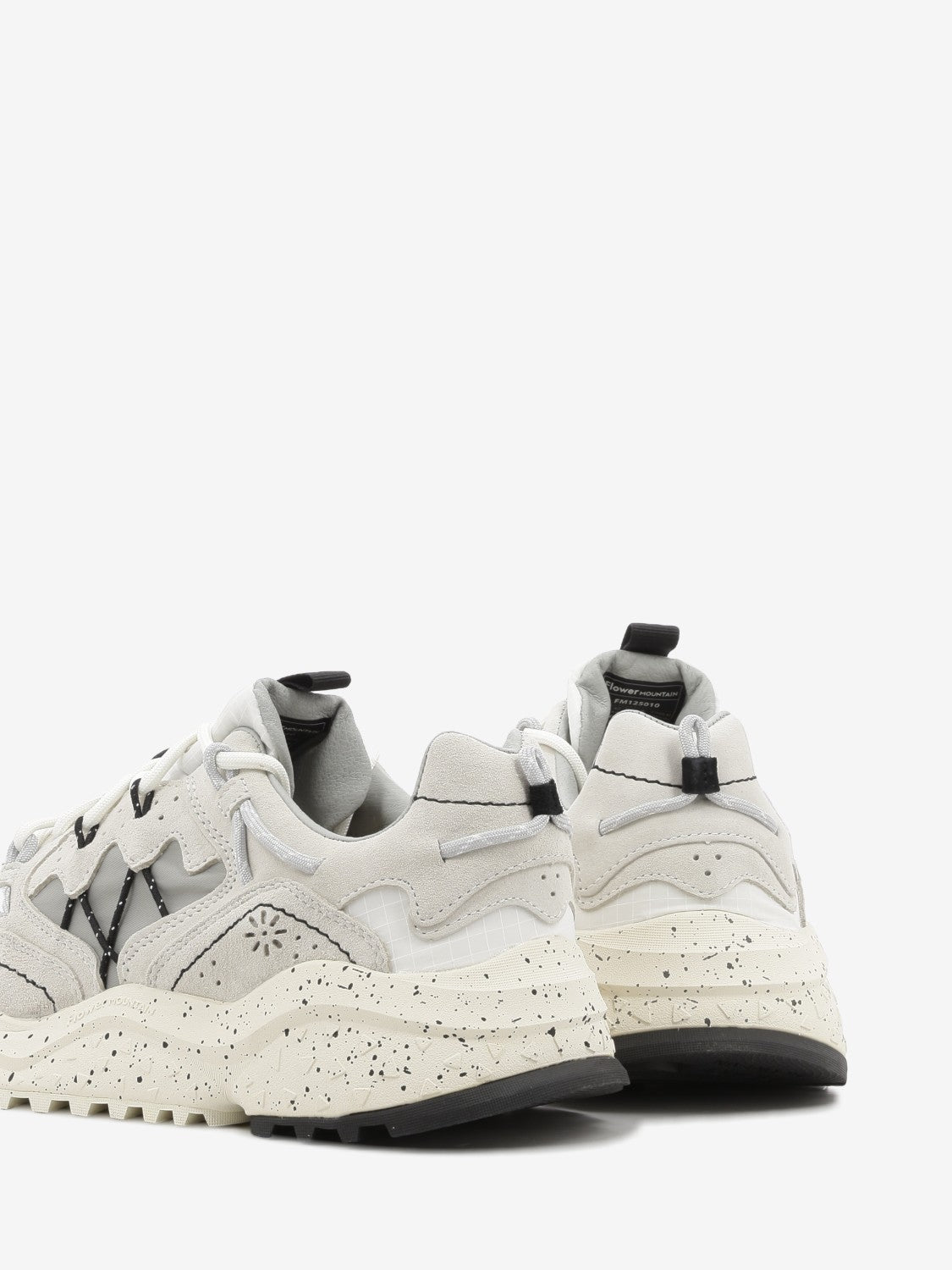 Yamabushi suede e nylon cream / off white