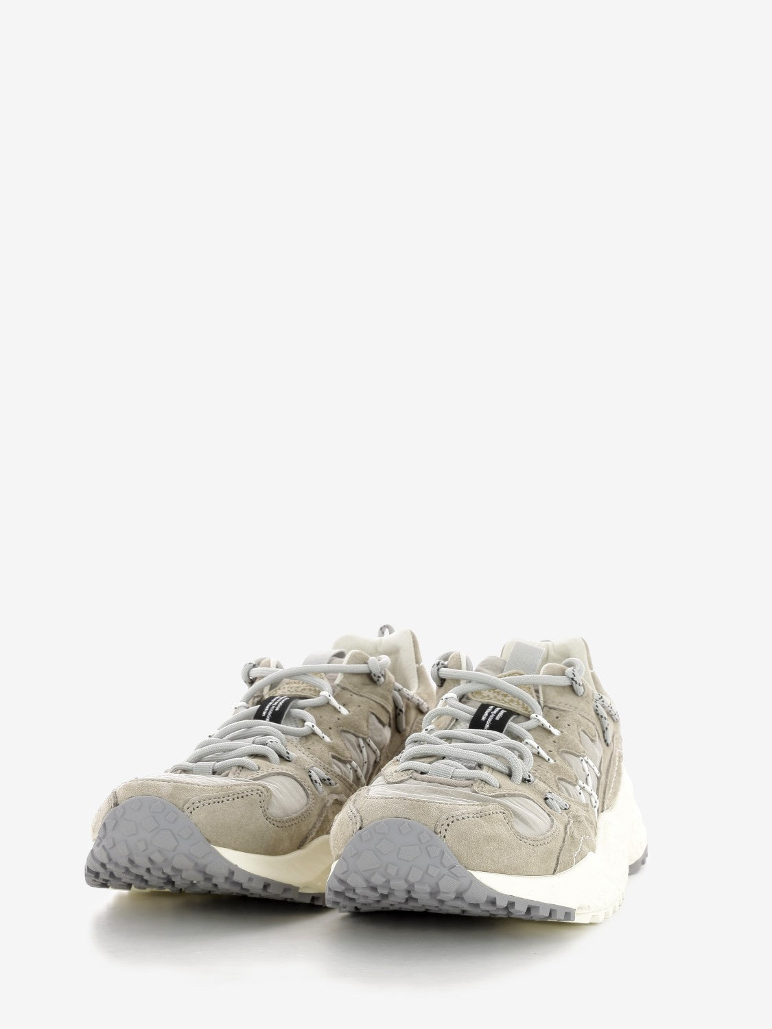 Yamabushi UNI suede and nylon light grey