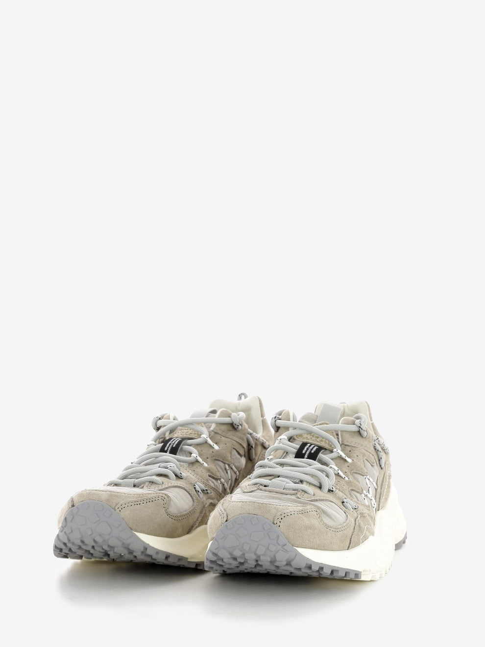 Yamabushi UNI suede and nylon light grey