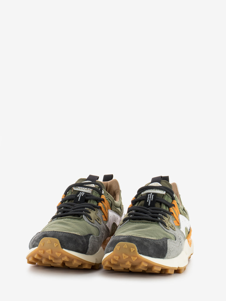 FLOWER MOUNTAIN - Yamano 3 M suede nylon anthracite / khaki