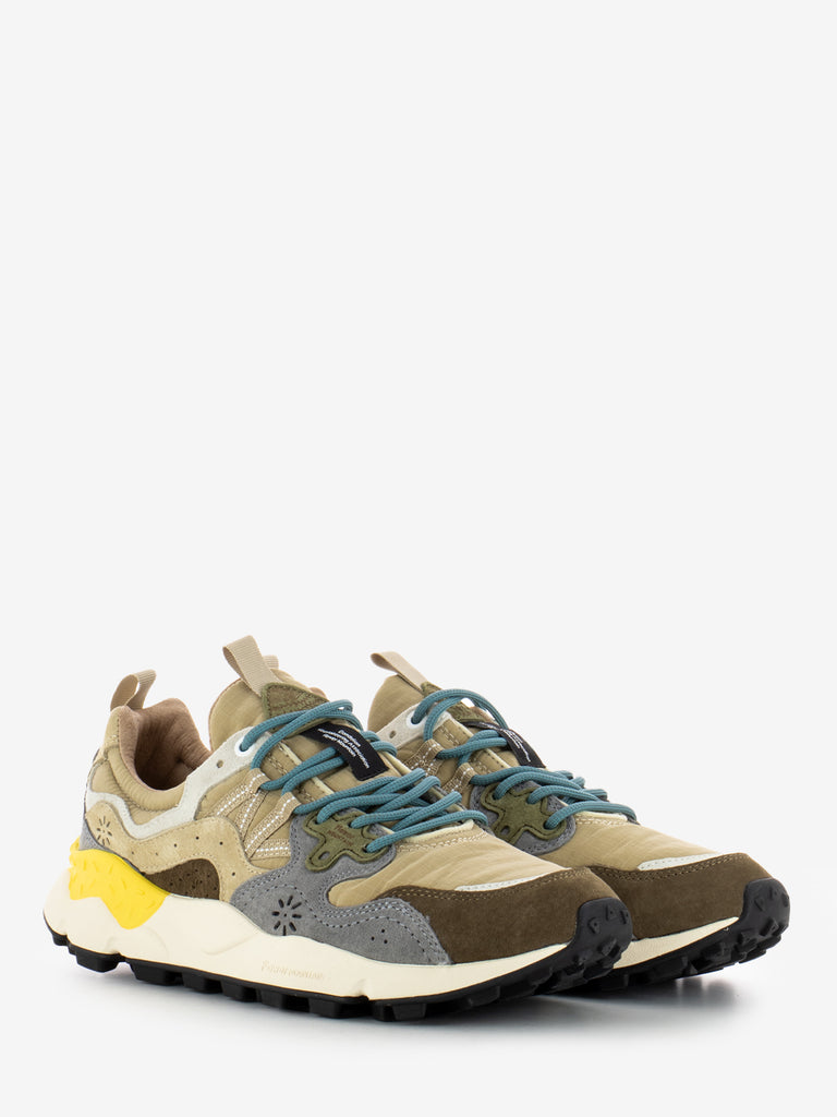 FLOWER MOUNTAIN - Yamano 3 M suede nylon ripstop brown / grey