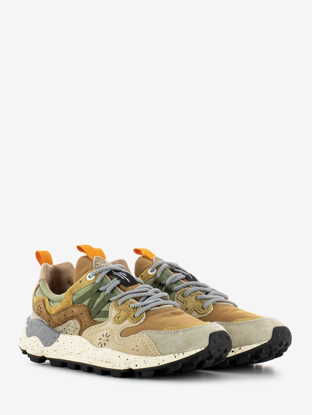 Yamano 3 Man suede e nylon grey / light brown / beige