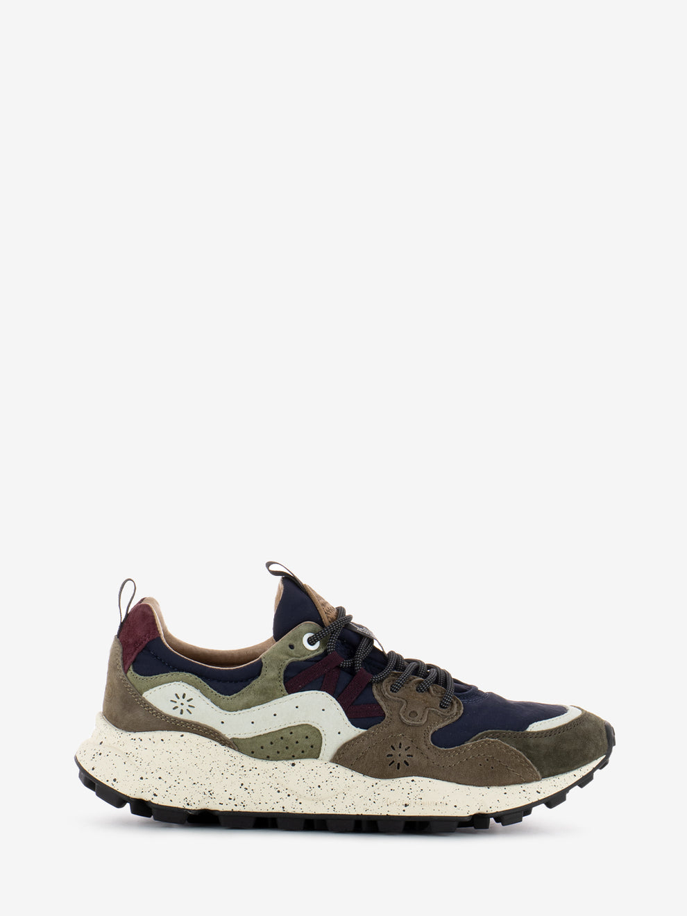 Yamano 3 man suede nylon brown / navy