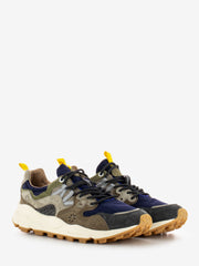 FLOWER MOUNTAIN - Yamano 3 man suede nylon grey / blue