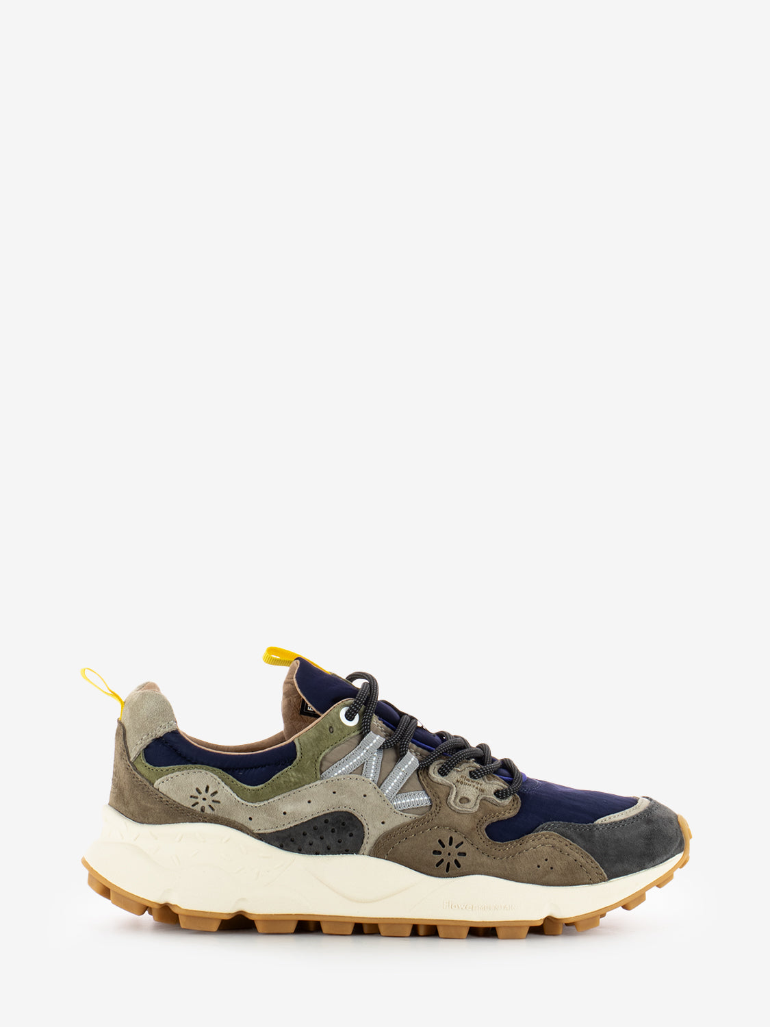 Yamano 3 man suede nylon grey / blue