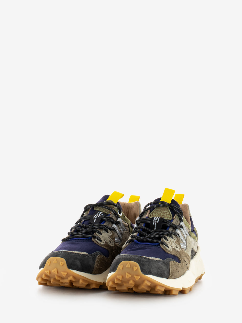 Yamano 3 man suede nylon grey / blue