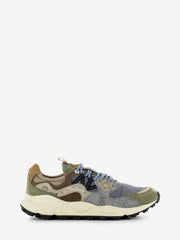 FLOWER MOUNTAIN - Yamano 3 man suede nylon militare / grey / light brown