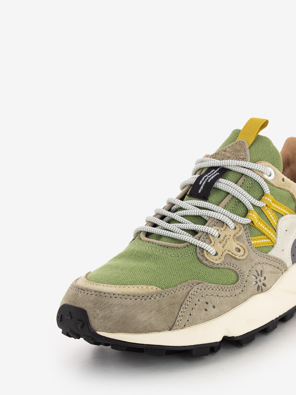 Yamano 3 suede canvas light brown / military