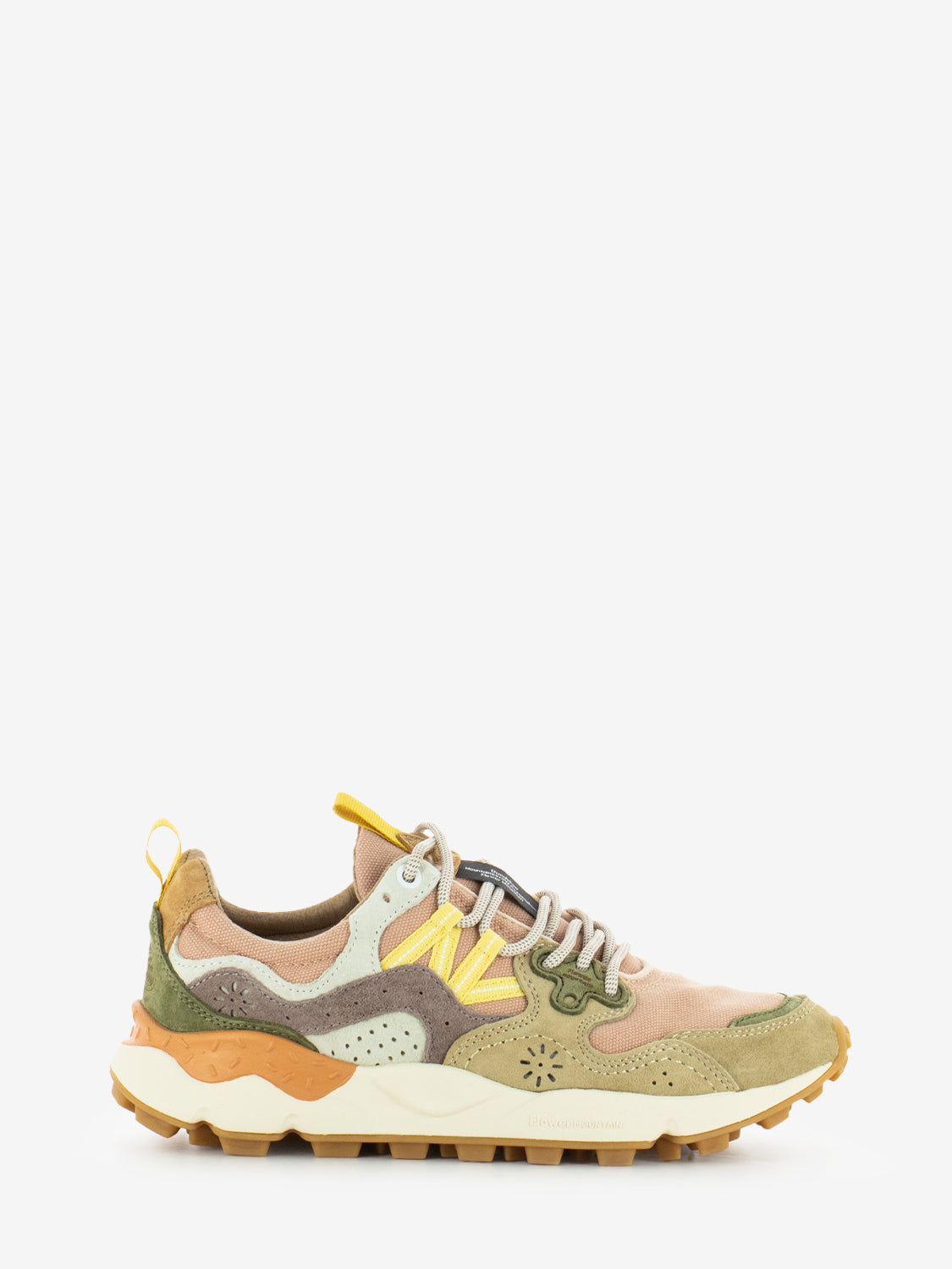 Yamano 3 suede canvas light brown / rose