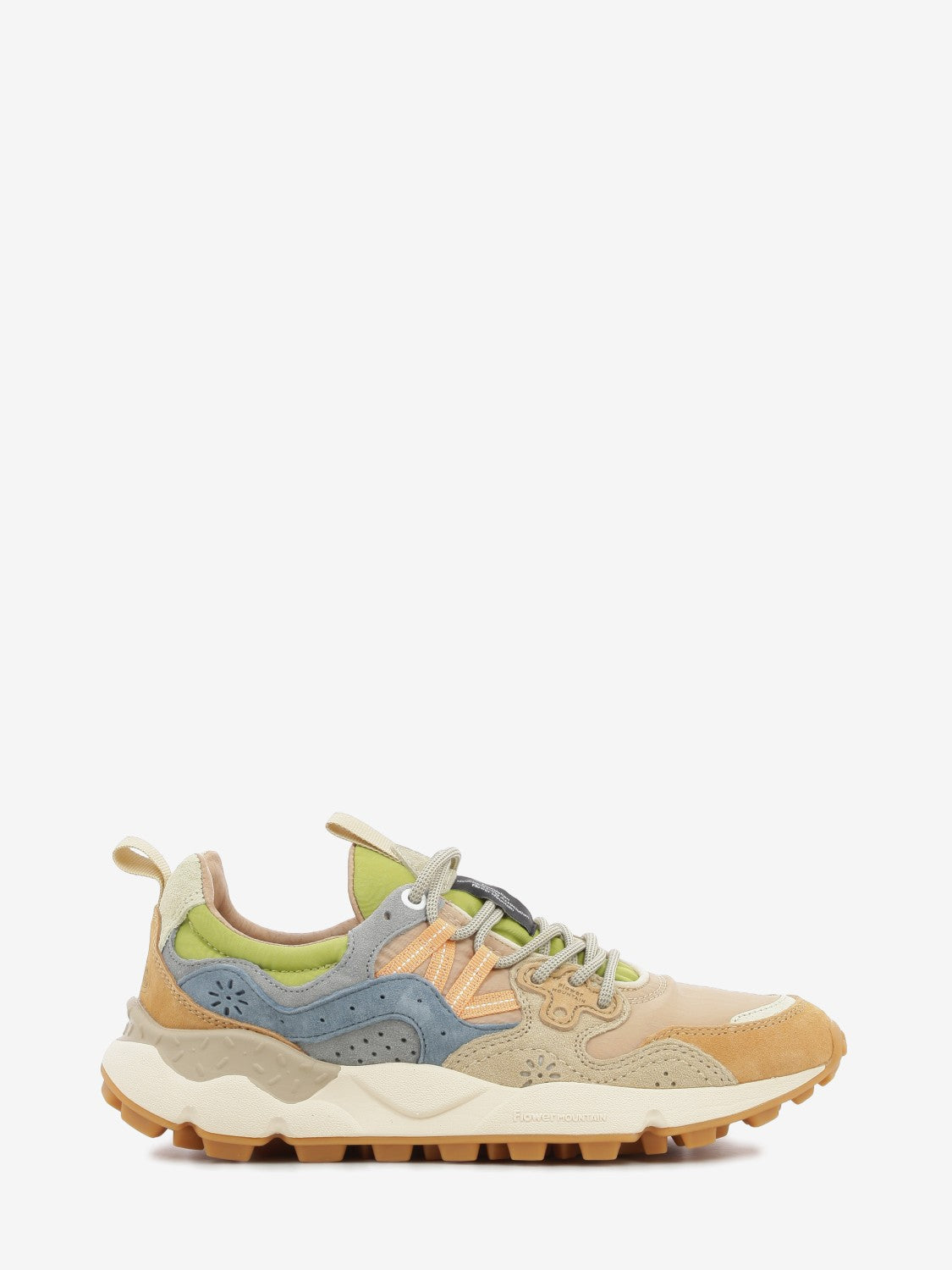 Yamano 3 suede e nylon gold heart / ginger / beige